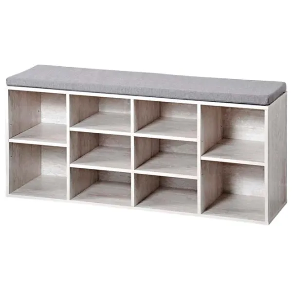 Обувной шкаф Kesper 15931 48 x 103.5 x 29.5см /Белое дерево /Белое дерево photo 1 Обувной шкаф Kesper 15931 48 x 103.5 x 29.5см /Белое дерево /Белое дерево photo 1