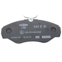 Plăcuțe de frână Icer LM1315-701 Față / Disk photo 2