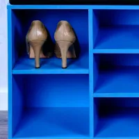 Dulap pentru încălțăminte Kesper 15960 48 x 51 x 29.5 /Blue /Blue photo 4