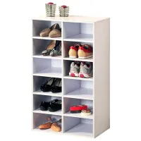 Dulap pentru încălțăminte Kesper 15916 87 x 51.5 x 29.5 /White /White photo 2