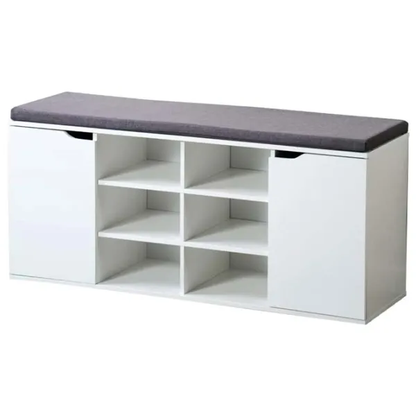 Обувной шкаф Kesper 15918 48 x 103.5 x 29.5см /White /Белый photo 1