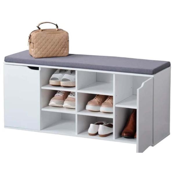 Обувной шкаф Kesper 15918 48 x 103.5 x 29.5см /White /Белый photo 2