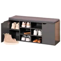 Dulap pentru încălțăminte Kesper 15919 48 x 103 x 30.5 /Gray /Gray photo 4