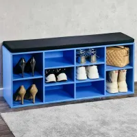 Dulap pentru încălțăminte Kesper 15980 48 x 103.5 x 29.5 /Blue /Blue photo 5