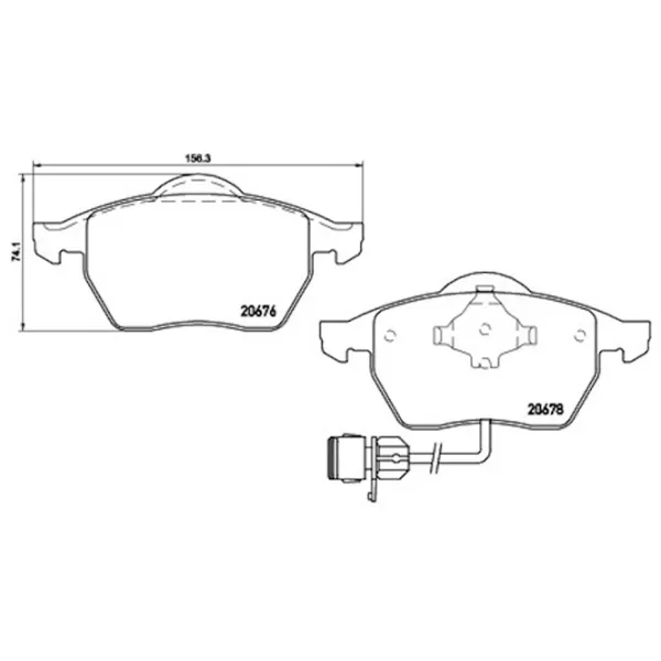Тормозные колодки Aplus 71129AAP Передние / Дисковые  photo 2 Тормозные колодки Aplus 71129AAP Передние / Дисковые  photo 2