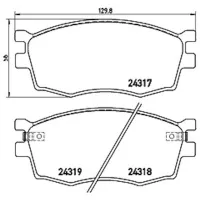 Тормозные колодки Aplus 71165AAP Передние / Дисковые photo 2