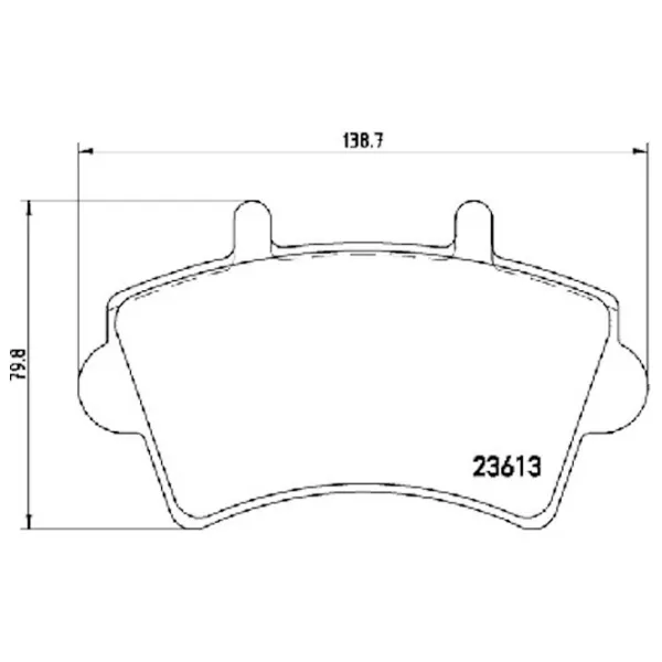 Plăcuțe de frână Aplus 71149AAP Față / Disk  photo 2 Plăcuțe de frână Aplus 71149AAP Față / Disk  photo 2