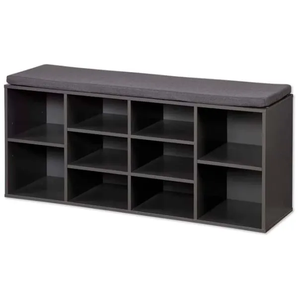 Обувной шкаф Kesper 15923 48 x 103.5 x 29.5см /Black /Черный photo 1