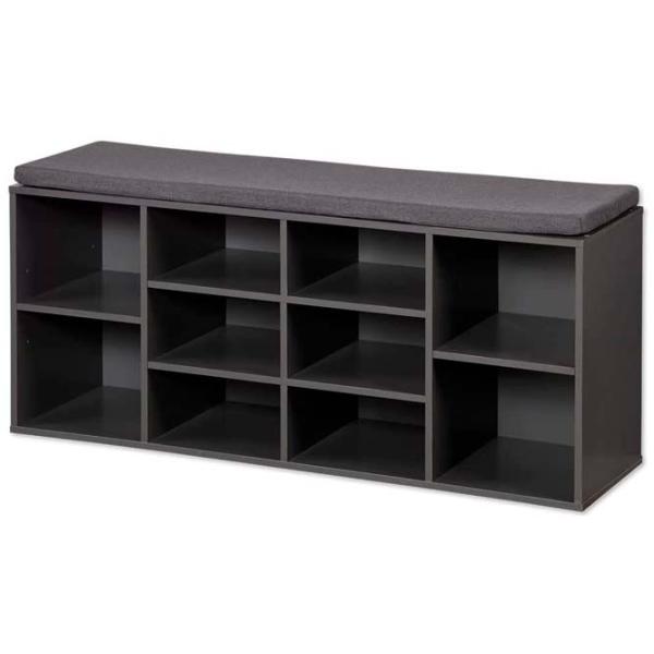 Обувной шкаф Kesper 15923 48 x 103.5 x 29.5см /Black /Черный photo 1