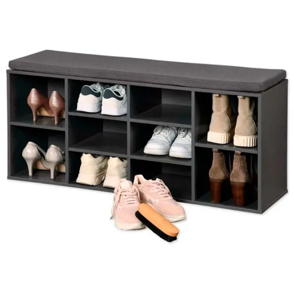 Обувной шкаф Kesper 15923 48 x 103.5 x 29.5см /Black /Черный photo 4