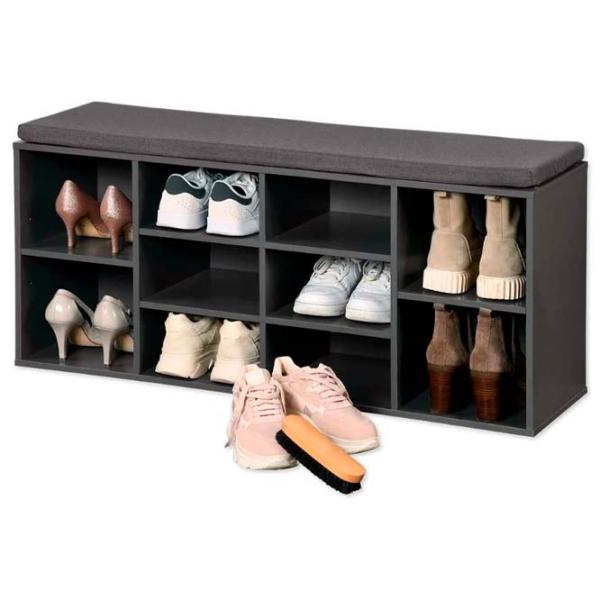 Обувной шкаф Kesper 15923 48 x 103.5 x 29.5см /Black /Черный photo 4