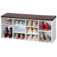 Dulap pentru încălțăminte Kesper 15910 48 x 103.5 x 29.5 /White /White