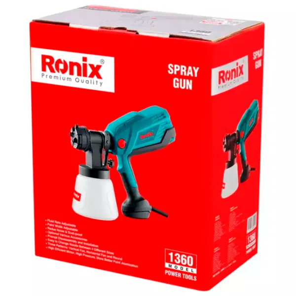 Краскопульт Ronix RONIX 1360 1 л/ Синий photo 4