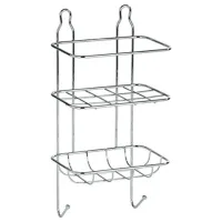 Полка для ванной Artex 27.10.40 Металл / Серебряный