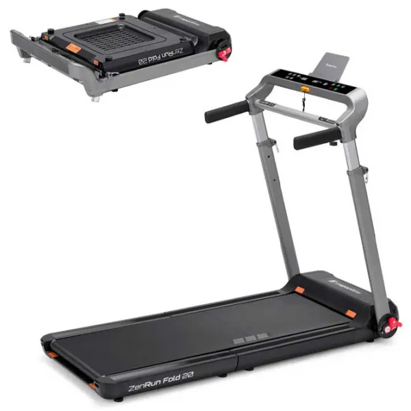 Bandă de alergat Insportline ZenRun Fold 20 12 km/h / 110 kg / Black photo 2