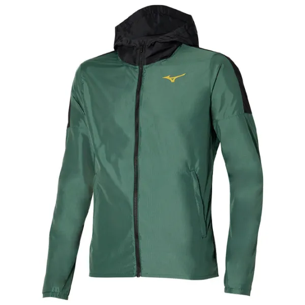 Jachetă pentru bărbați Mizuno Hoody Jacket Primăvară / Green photo 1