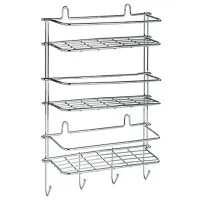 Полка для ванной Artex 27.10.35 Металл / Серебряный