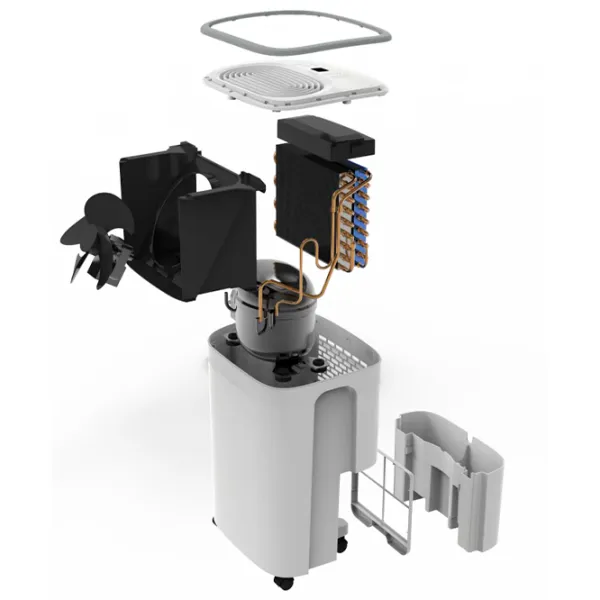 Uscător de aer DryWave PD12R-KFE Pe podea / White photo 6