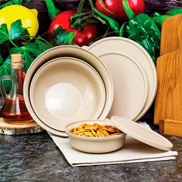 Container Idea М1363 2.2 l / Polipropilenă / Beige photo 2