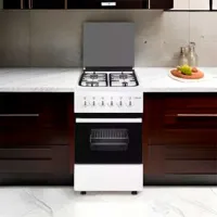 Плита Zass Z5055 GWH Газовая/ Белый/ photo 4