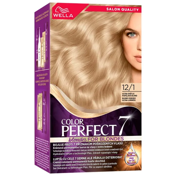 Краска для волос Wella Color Perfect Код цвета: 12/1, 135 мл photo 1 Краска для волос Wella Color Perfect Код цвета: 12/1, 135 мл photo 1