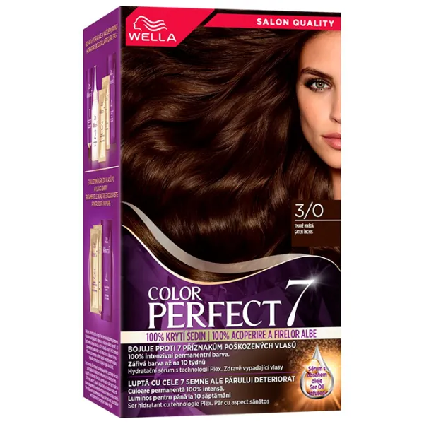 Краска для волос Wella Color Perfect Код цвета: 3/0, 135 мл photo 1 Краска для волос Wella Color Perfect Код цвета: 3/0, 135 мл photo 1