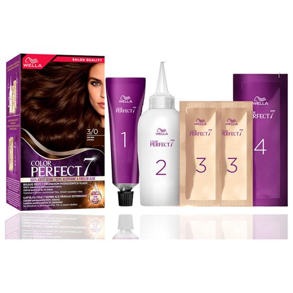 Краска для волос Wella Color Perfect Код цвета: 3/0, 135 мл photo 2 Краска для волос Wella Color Perfect Код цвета: 3/0, 135 мл photo 2