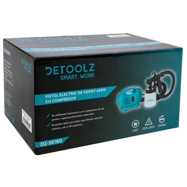 Aerograf Detoolz DZ-SE180 0.8 l/ Blue photo 7