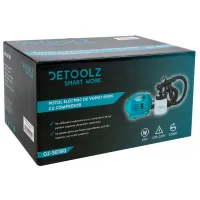 Aerograf Detoolz DZ-SE180 0.8 l/ Blue photo 7