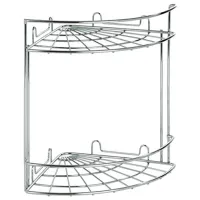 Полка для ванной Artex 27.10.38 Металл / Серебряный