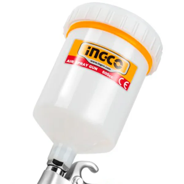 Aerograf INGCO ASG1065 0.6 l/ Inox photo 3
