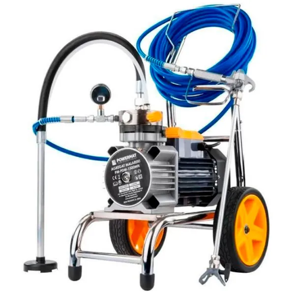 Aerograf Powermat PM-PDM-1500MN 4 l/ Yellow photo 1