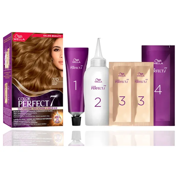 Краска для волос Wella Color Perfect Код цвета: 7/0, 135 мл photo 3