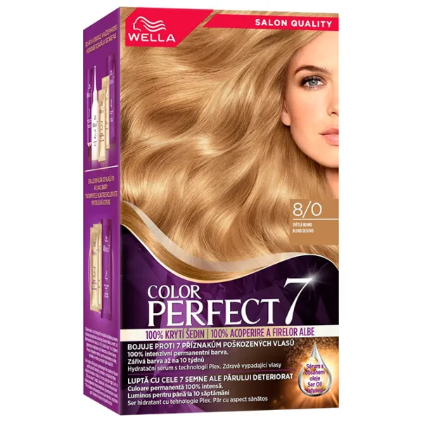 Краска для волос Wella Color Perfect Код цвета: 8/0, 135 мл photo 1 Краска для волос Wella Color Perfect Код цвета: 8/0, 135 мл photo 1