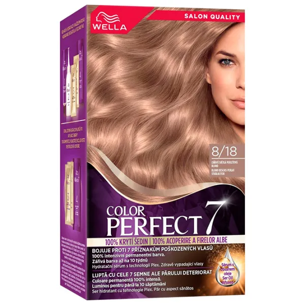 Краска для волос Wella Color Perfect Код цвета: 8/18, 135 мл photo 1 Краска для волос Wella Color Perfect Код цвета: 8/18, 135 мл photo 1