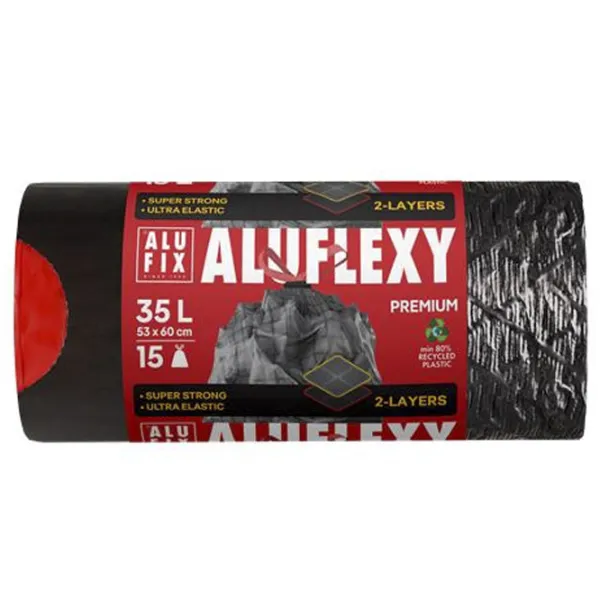 Мешки для мусора Alufix Premium Количество в наборе - 15 photo 1