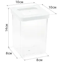 Ёмкость для хранения Idea М1292 1 л / Пластик / Прозрачный photo 3
