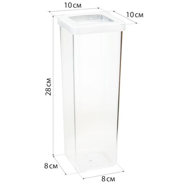 Ёмкость для хранения Idea М1294 1.9 л / Пластик / Прозрачный photo 2 Ёмкость для хранения Idea М1294 1.9 л / Пластик / Прозрачный photo 2