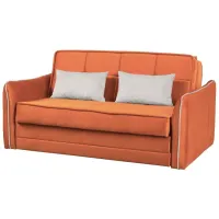 Canapea Fabulous Drew 19-103/02-103 (5752912) Velur / Dark Orange