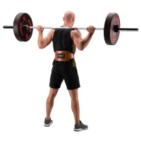 Centură atletică HMS PA3998 Pentru powerlifting / Piele / XL photo 5