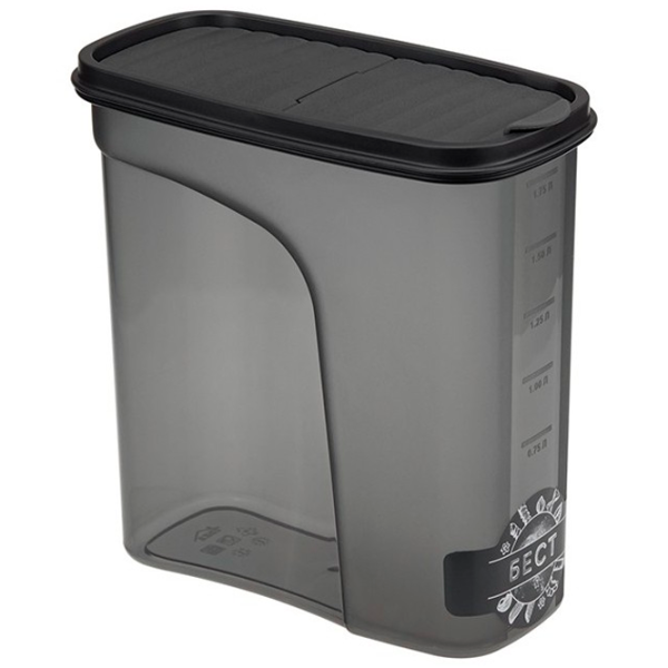 Rezervor de stocare Idea М1256 2 l / Plastic / Black photo 1