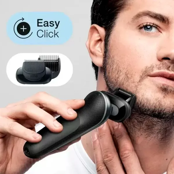 Бритва электрическая Braun 61-N4500cs Черный  photo 2