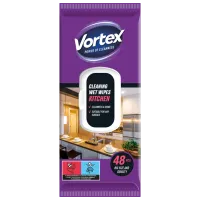 Салфетки влажные для кухни Vortex 4823071641257 Количество в наборе - 48