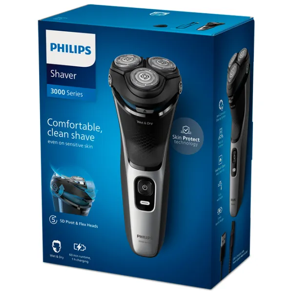 Aparat de ras electric Philips S3143/00 Black  photo 7