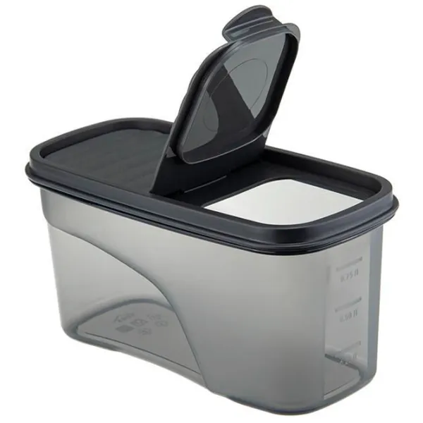 Container Idea М1254 1 l / Plastic / Black photo 3