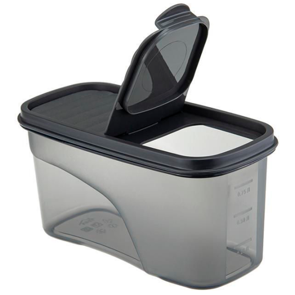 Container Idea М1254 1 l / Plastic / Black photo 3