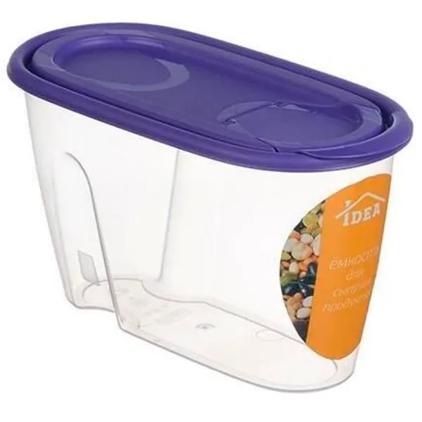 Rezervor de stocare Idea М1220 0.9 l / Plastic / Multicolor photo 1 Rezervor de stocare Idea М1220 0.9 l / Plastic / Multicolor photo 1