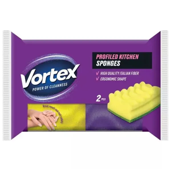 Губка Vortex Power of Cleanness Количество в наборе - 2 photo 1