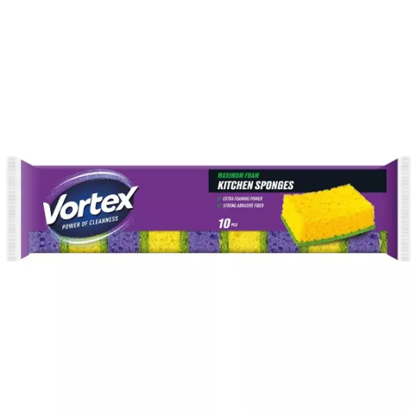 Губка Vortex Power of Cleanness Количество в наборе - 10 photo 1