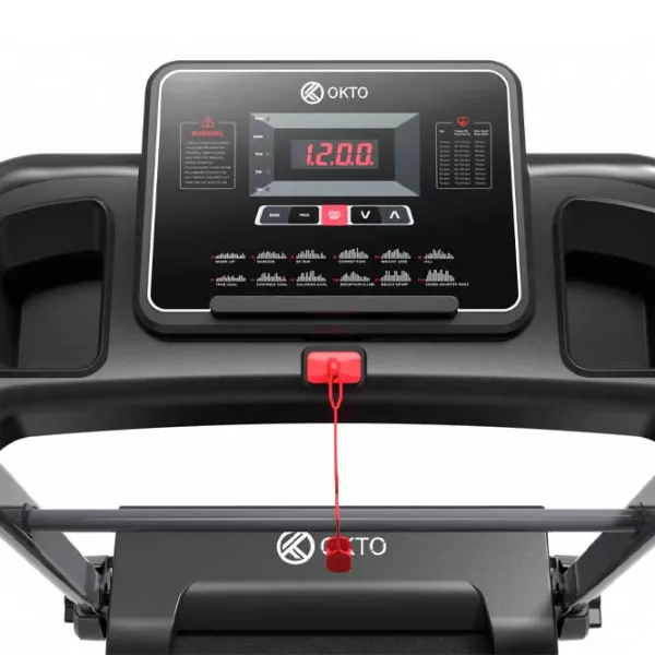 Беговая дорожка TechFit Okto 8T60 12 км/ч / 110 кг / Черный photo 6